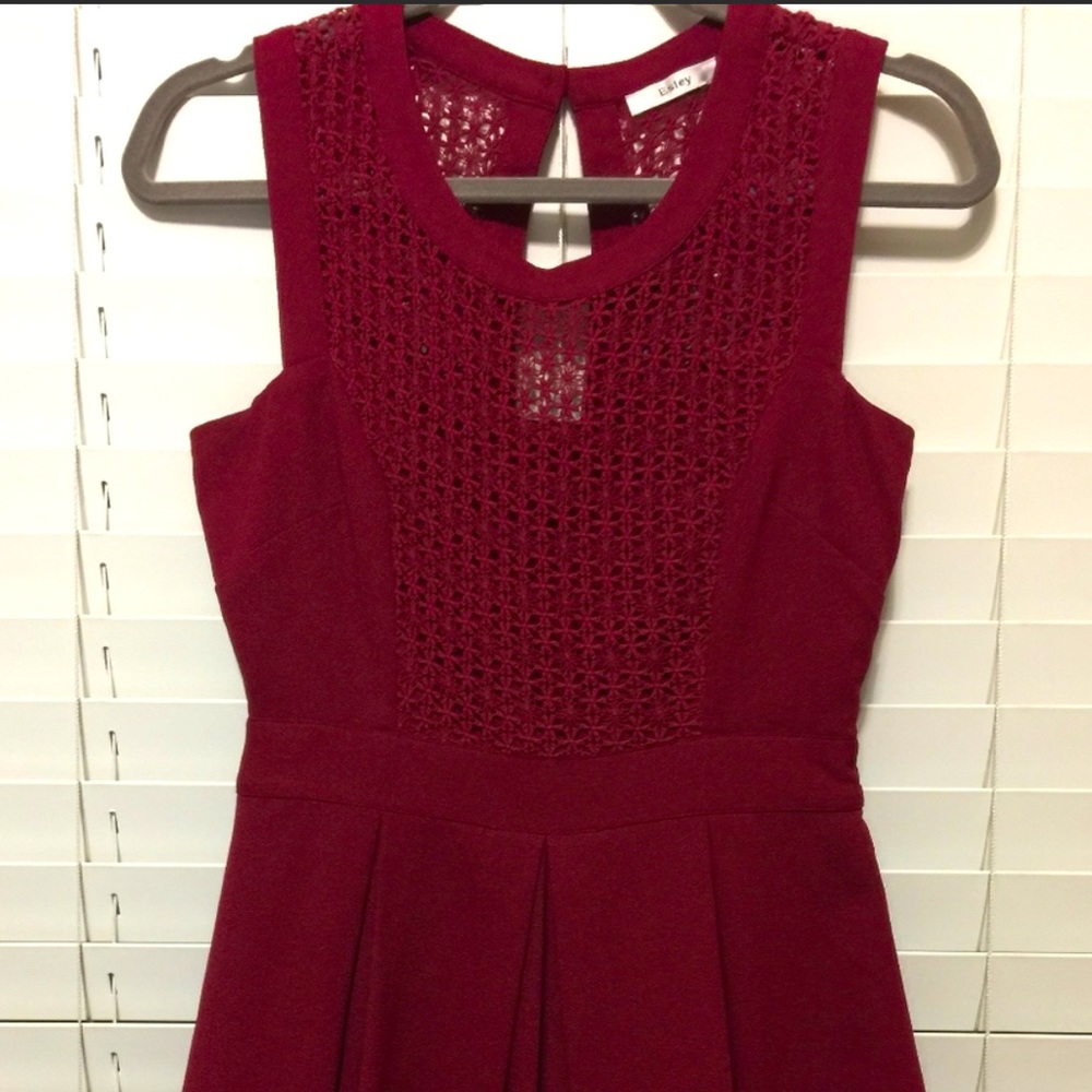 Burgundy/Red dress - size S
